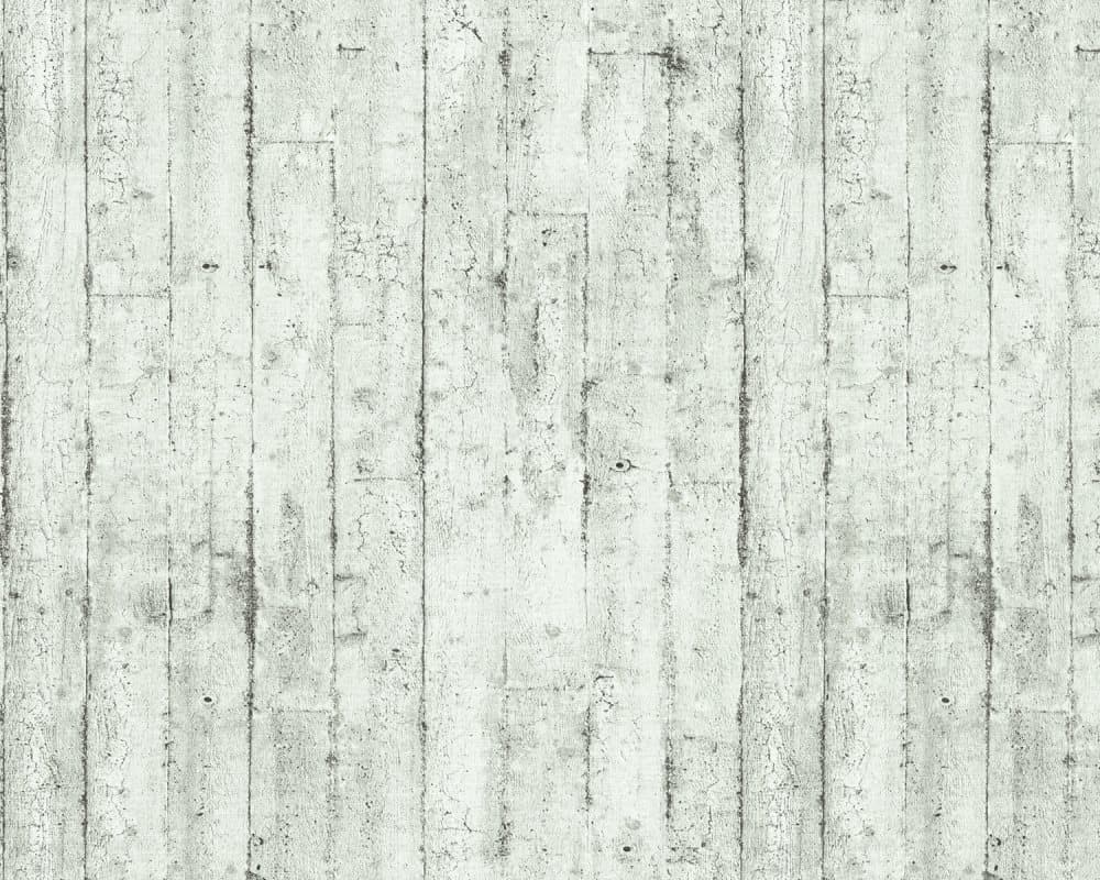Non woven-tapet trä utseende EDEM 81108BR00 lätt texturerad matt färg vit grå antracit 5,33 m2