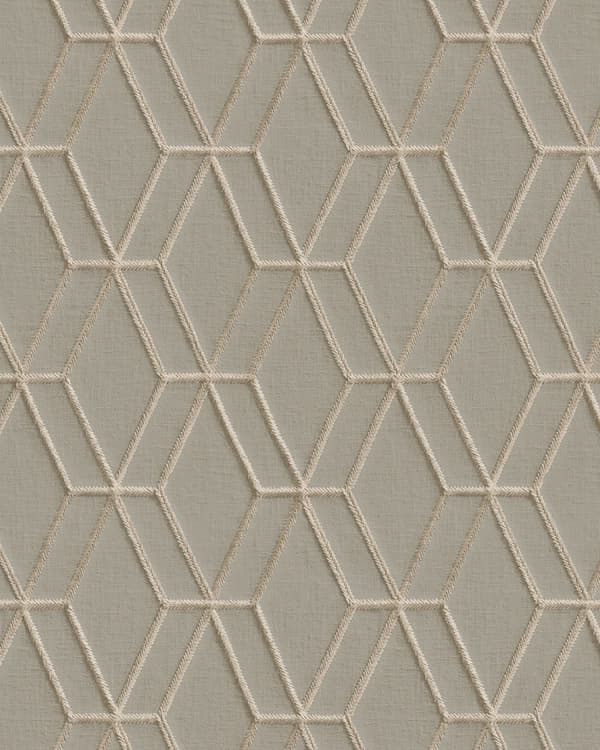Non woven-tapet geometrisk Profhome DE120064-DI präglad glansigt färg grå silver 5,33 m2