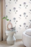 Miniatyrbild 4 av 7: ESTAhome tapet rosor blått 53 cm x 10,05 m
