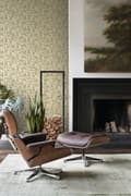 Miniatyrbillede 4 af 7: Origin Wallcoverings tapet med struktur khakigrønt 53 cm x 10,05 m