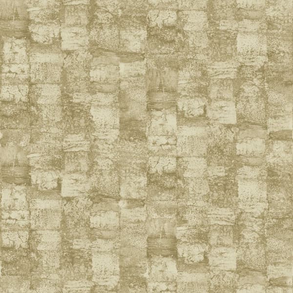 Origin Wallcoverings tapet med struktur khakigrønt 53 cm x 10,05 m