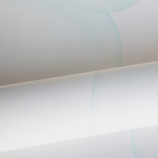 Origin Wallcoverings tapet flydende bobler mintgrønt, pastelblåt og mathvidt - 337213 - 53 cm x 10,05 m