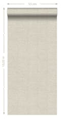 Miniatyrbild 9 av 9: Origin Wallcoverings tapet linnestruktur sandfärgat - 347375 - 53 cm x 10,05 m