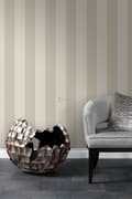 Miniatyrbillede 2 af 8: Origin Wallcoverings tapet striber hjortefarvet 53 cm x 10,05 m