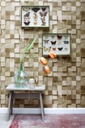 Miniatyrbild 2 av 8: ESTAhome tapet 3D-tryck mörkbeige 53 cm x 10,05 m