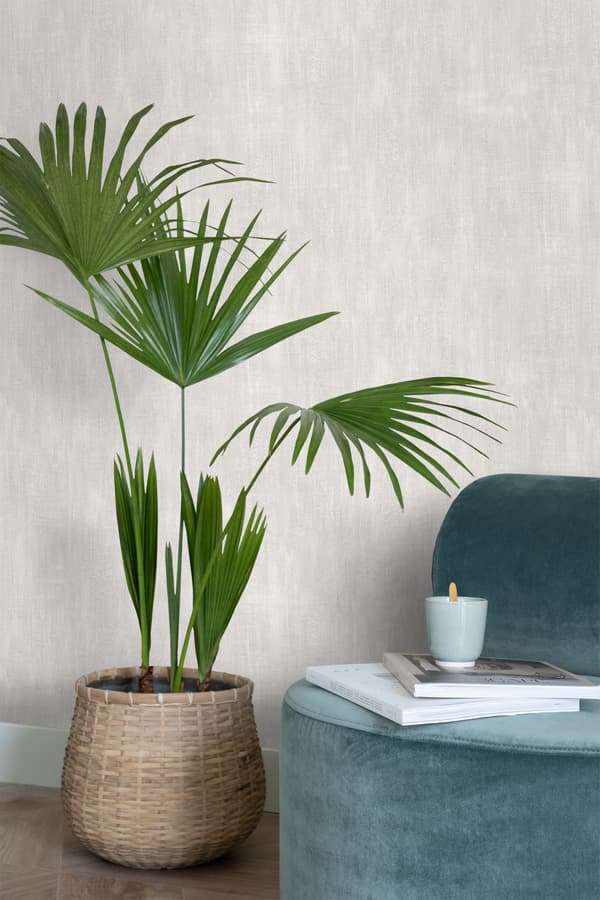 ESTAhome tapet malerisk virkning lysegråt 53 cm x 10,05 m