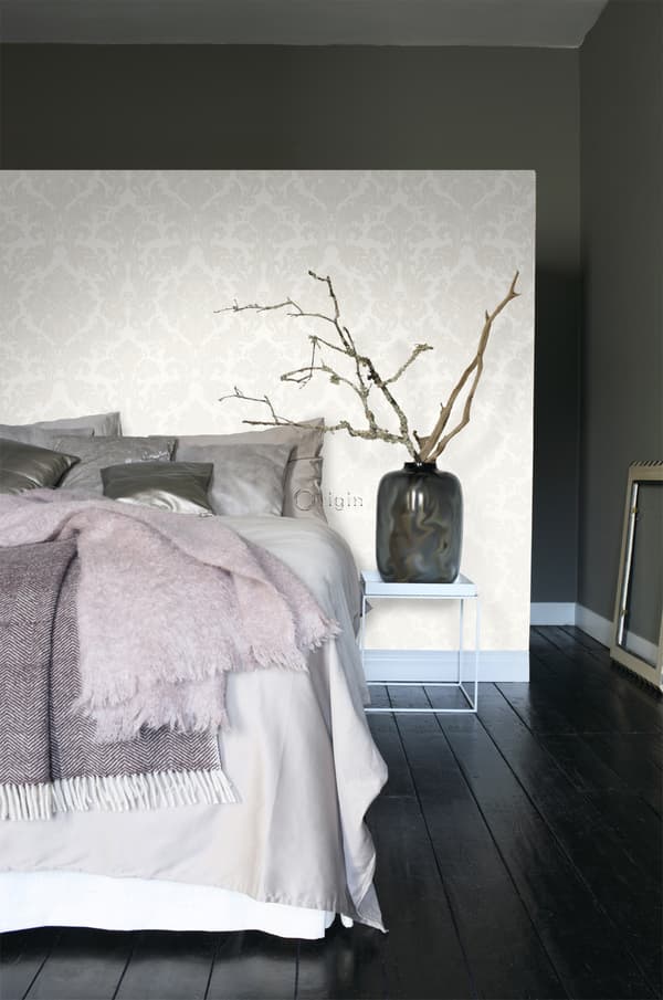 Origin Wallcoverings tapet ornament vitt 53 cm x 10,05 m