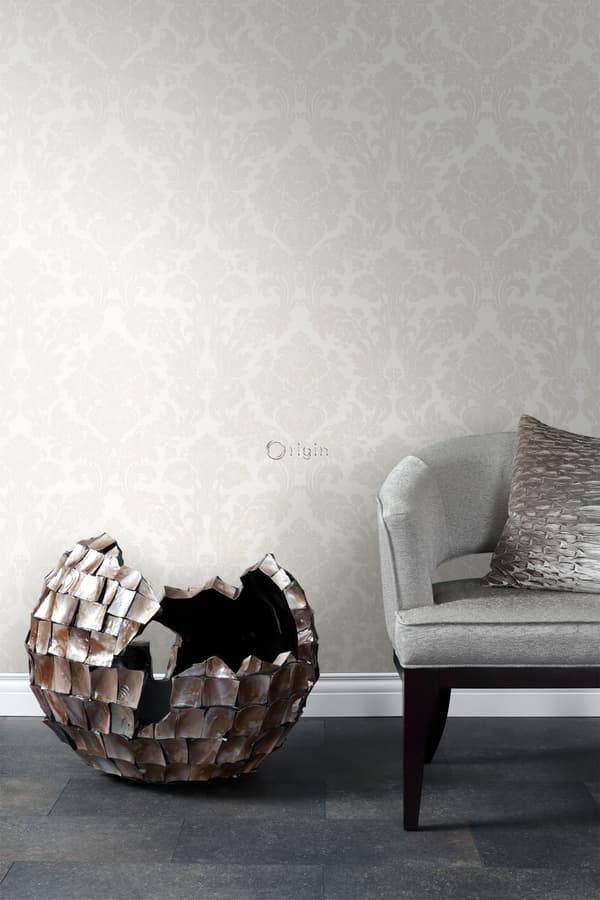 Origin Wallcoverings tapet ornament vitt 53 cm x 10,05 m