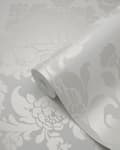 Miniatyrbild 6 av 8: Origin Wallcoverings tapet ornament vitt 53 cm x 10,05 m