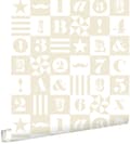 Miniatyrbild 1 av 7: ESTAhome tapet klossar beige 53 cm x 10,05 m