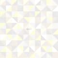 Miniatyrbild 5 av 6: Origin Wallcoverings tapet trianglar ljust krämfärgat, varm ljusgrått, pastellgult och glänsande ljusbeige 53 cm x 10,05 m