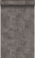 Miniatyrbild 1 av 8: Origin Wallcoverings tapet målningsstruktur mörkt mullvadsgrått 53 cm x 10,05 m