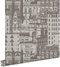 Miniatyrbillede 1 af 8: ESTAhome tapet bygninger brunt 53 cm x 10,05 m