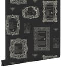 Miniatyrbild 1 av 6: ESTAhome tapet recept svart 53 cm x 10,05 m