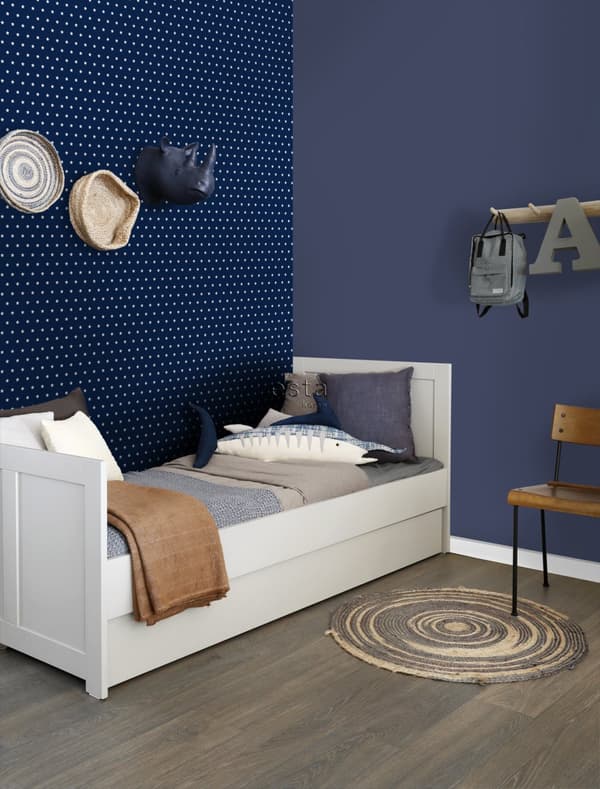 ESTAhome tapet stjärnor marinblått 53 cm x 10,05 m