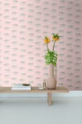 Miniatyrbild 7 av 8: ESTAhome tapet pantrar milt rosa 0,53 x 10,05 m