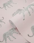 Miniatyrbild 8 av 8: ESTAhome tapet pantrar milt rosa 0,53 x 10,05 m