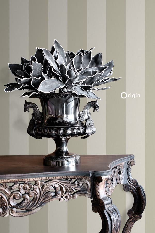 Origin Wallcoverings tapet ränder ljusbrunt 53 cm x 10,05 m