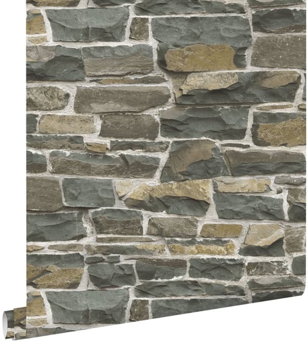 ESTAhome tapet murstenmur brunt 53 cm x 10,05 m