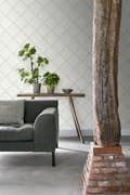 Miniatyrbillede 4 af 8: ESTAhome tapet orientalsk berbertæppe mintgrønt og mathvidt 53 cm x 10,05 m