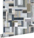 Miniatyrbild 1 av 8: ESTAhome tapet träskräp grått 53 cm x 10,05 m