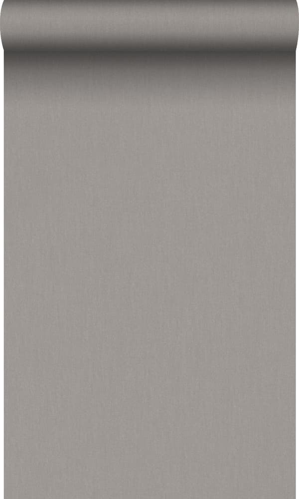 Origin Wallcoverings tapet linne mullvadsgrått 53 cm x 10,05 m