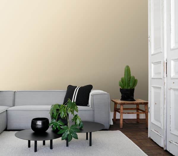 ESTAhome tapet enfärgad beige 53 cm x 10,05 m