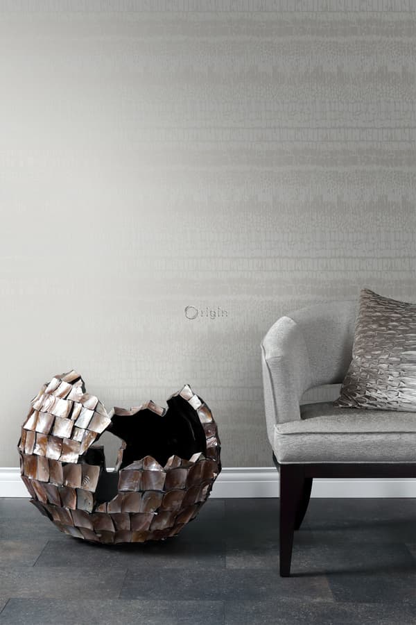 Origin Wallcoverings tapet dyreskindsmønster mulvarpegråt 53 cm x 10,05 m