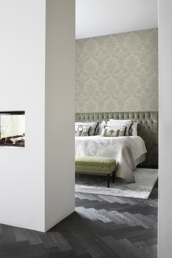 Origin Wallcoverings tapet ornament ljusbrunt 53 cm x 10,05 m