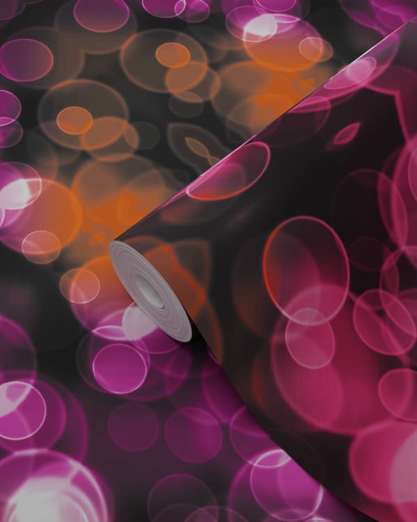 Origin Wallcoverings tapet kalejdoskop rosa och orange 53 cm x 10,05 m