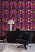 Miniatyrbild 2 av 6: Origin Wallcoverings tapet kalejdoskop rosa och orange 53 cm x 10,05 m