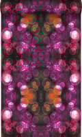 Miniatyrbild 1 av 6: Origin Wallcoverings tapet kalejdoskop rosa och orange 53 cm x 10,05 m