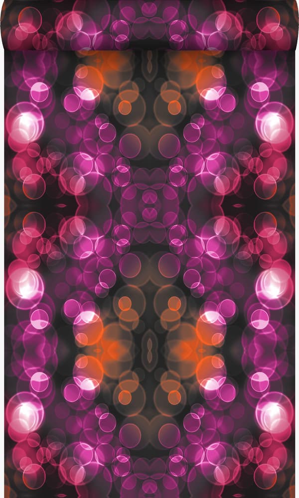 Origin Wallcoverings tapet kalejdoskop rosa och orange 53 cm x 10,05 m