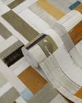 Miniatyrbild 6 av 8: ESTAhome tapet träskräp grått, brunt och gråblått 53 cm x 10,05 m