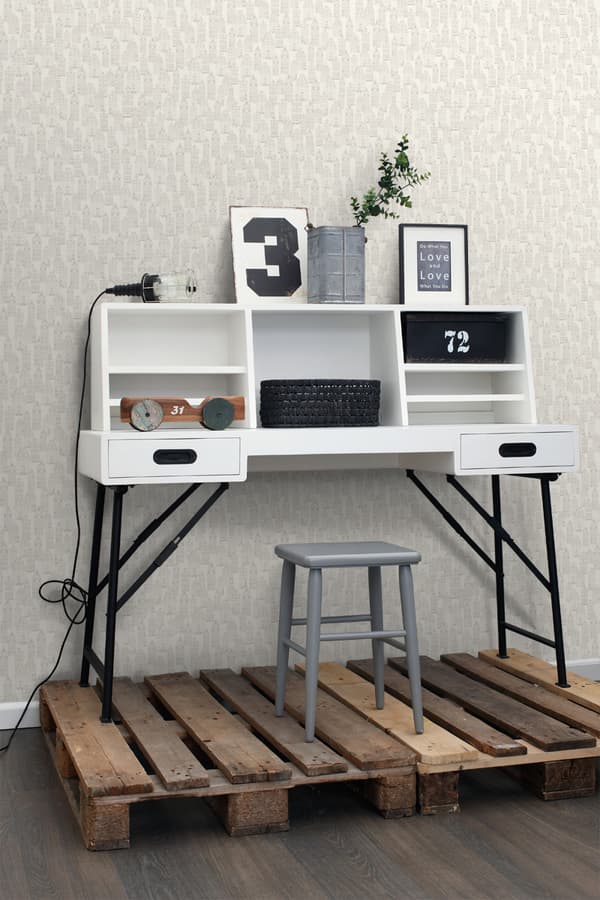 ESTAhome tapet Kanalhus i Amsterdam silver 53 cm x 10,05 m