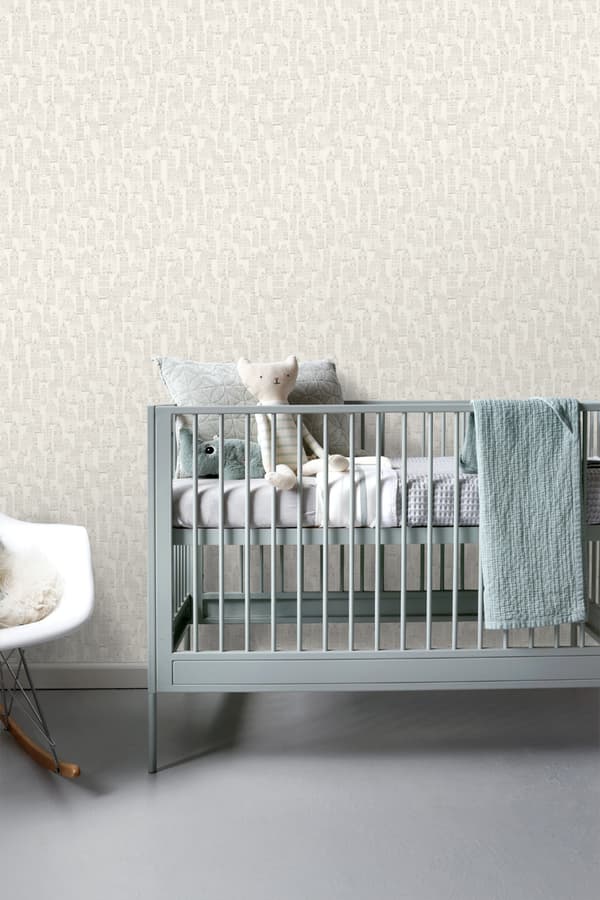 ESTAhome tapet Kanalhus i Amsterdam silver 53 cm x 10,05 m