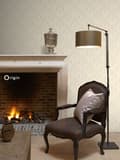 Miniatyrbillede 6 af 8: Origin Wallcoverings tapet ornament varm beige 53 cm x 10,05 m