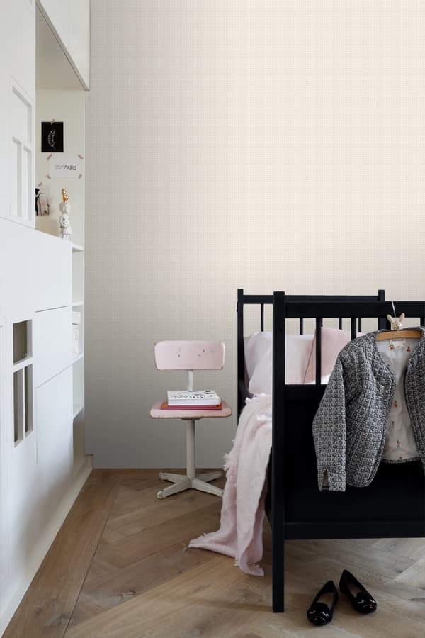 ESTAhome tapet prikker beige - 135429 - 53 cm x 10,05 m