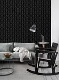 Miniatyrbillede 5 af 8: ESTAhome tapet barokmønster sort 53 cm x 10,05 m