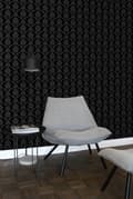 Miniatyrbillede 6 af 8: ESTAhome tapet barokmønster sort 53 cm x 10,05 m