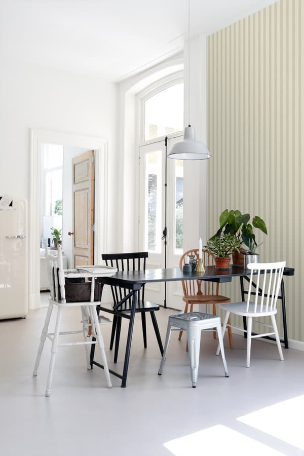 ESTAhome tapet ränder brunt - 127616 - 53 cm x 10,05 m