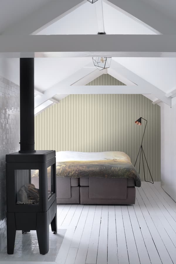 ESTAhome tapet ränder brunt - 127616 - 53 cm x 10,05 m