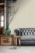 Miniatyrbild 7 av 11: ESTAhome tapet ränder brunt - 127616 - 53 cm x 10,05 m
