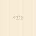 Miniatyrbillede 5 af 5: ESTAhome tapet fine striber lysebeige - 137017 - 53 cm x 10,05 m