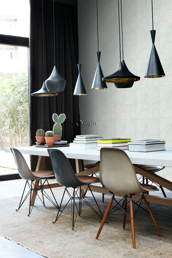 Origin Wallcoverings tapet tvärsnitt trädstammar mintgrönt 53 cm x 10,05 m