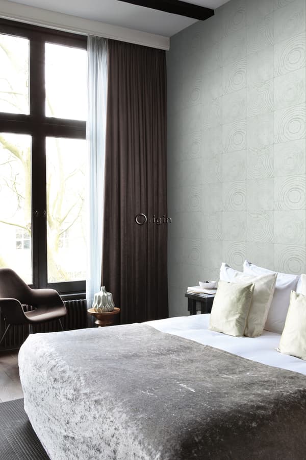 Origin Wallcoverings tapet tvärsnitt trädstammar mintgrönt 53 cm x 10,05 m