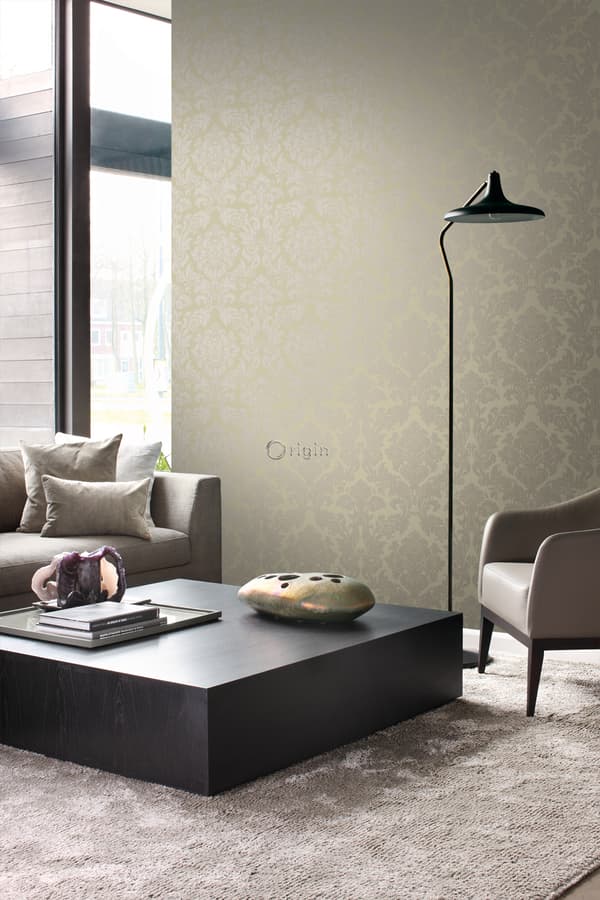 Origin Wallcoverings tapet ornament varmt beige 53 cm x 10,05 m