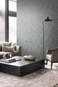 Miniatyrbillede 4 af 8: Origin Wallcoverings tapet metalplader med nitter i fiskebensmønster lysegråt 53 cm x 10,05 m