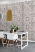 Miniatyrbild 3 av 10: ESTAhome tapet orientalisk kelim lapptäcksmatta varmt grått - 148655 - 53 cm x 10,05 m