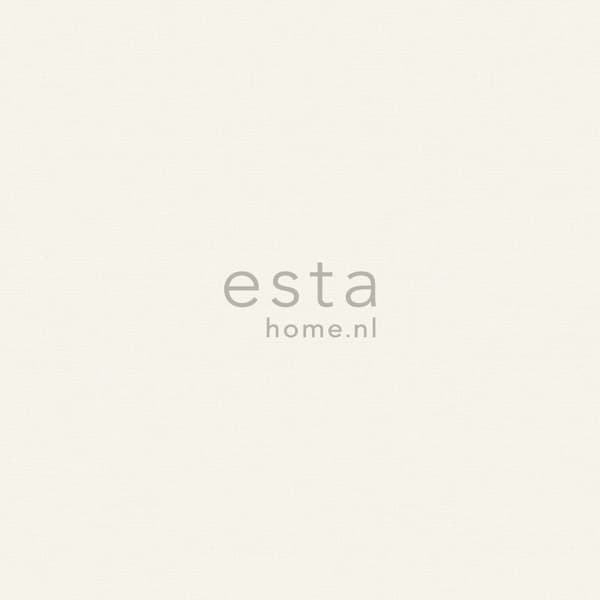 ESTAhome tapet matt enfärgad med linnestruktur gräddvitt 53 cm x 10,05 m